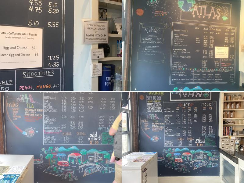 Atlas Coffee Menu