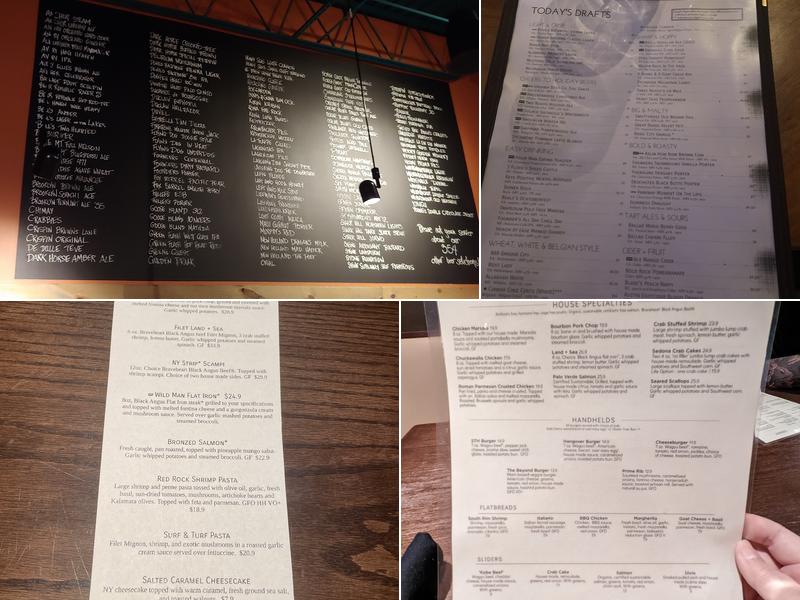 Sedona Taphouse Menu