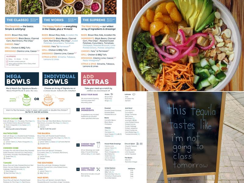 Roots Natural Kitchen Menu