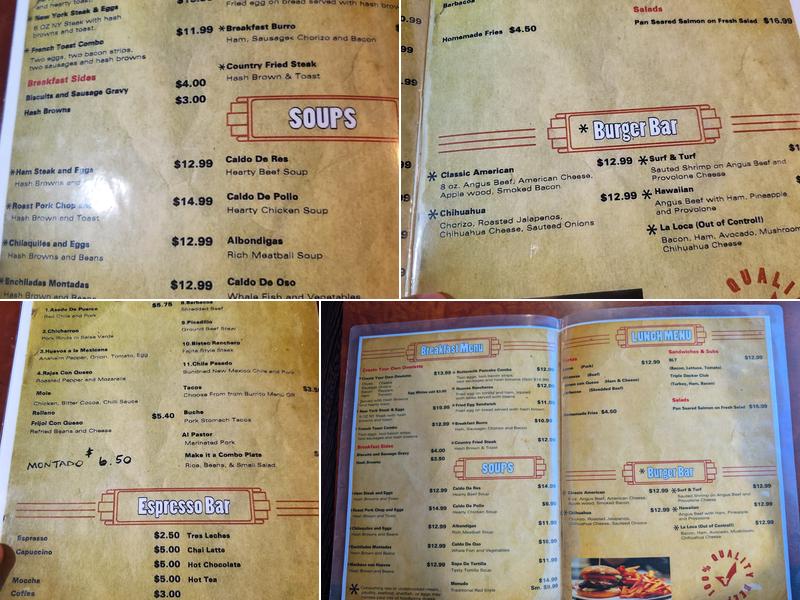 Lunch Box Cafe Menu
