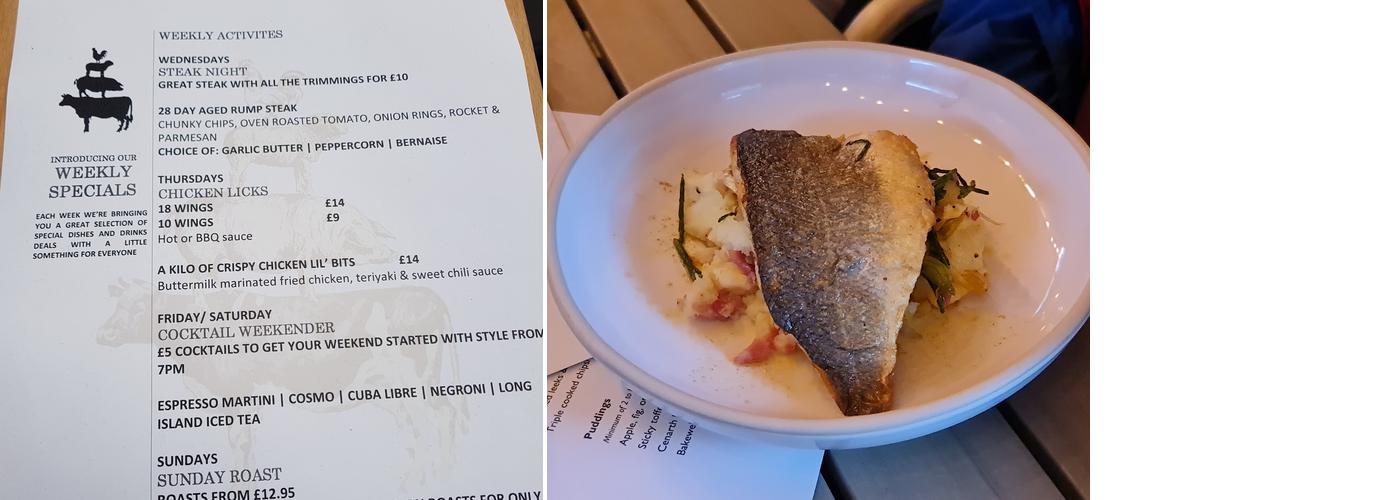 The Cherry Tree Menu