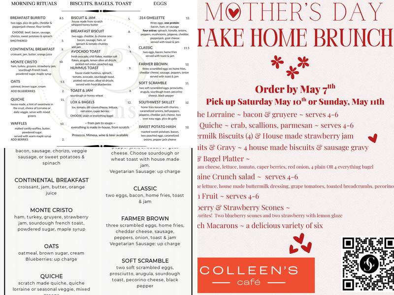 COLLEEN'S Menu