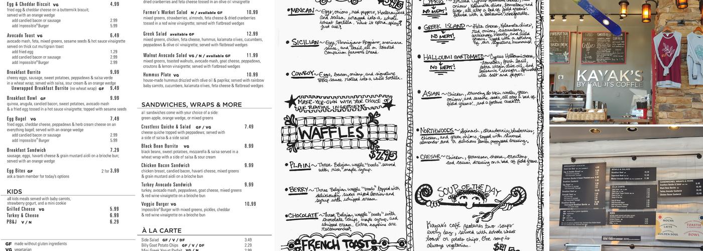 Kaldi's Coffee on Skinker Menu