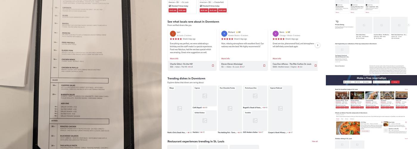 Pennydrop Bar + Kitchen Menu