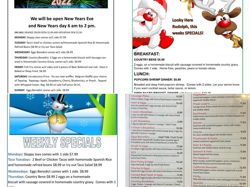 Brenda's Kitchen Menu