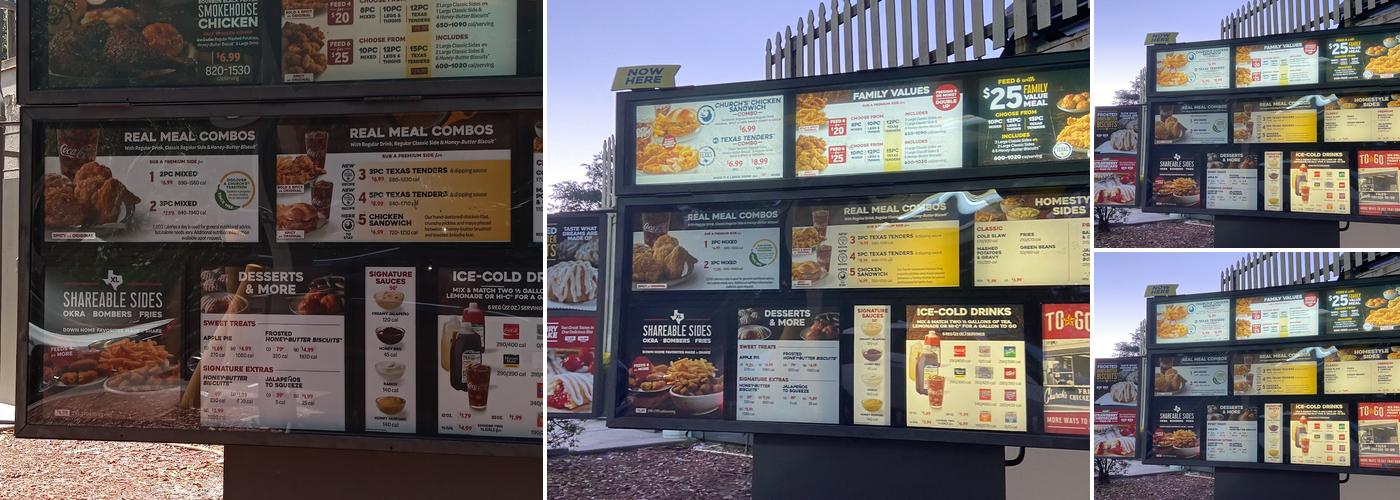 Church's Texas Chicken Menu