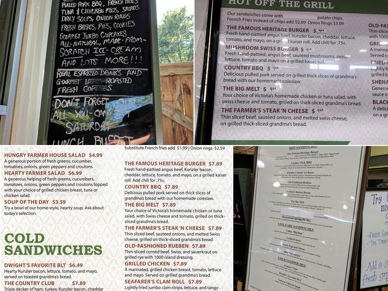 Hungry Farmer Cafe Menu