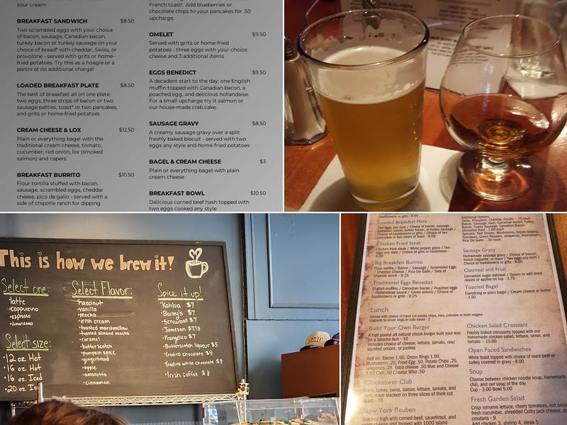 Clocktower Eats & Sweets Menu