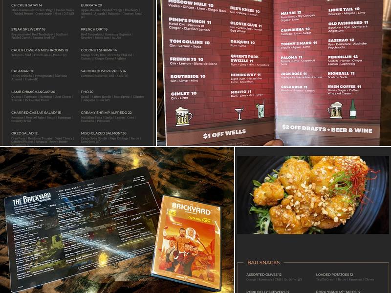 The Brickyard Downtown Menu
