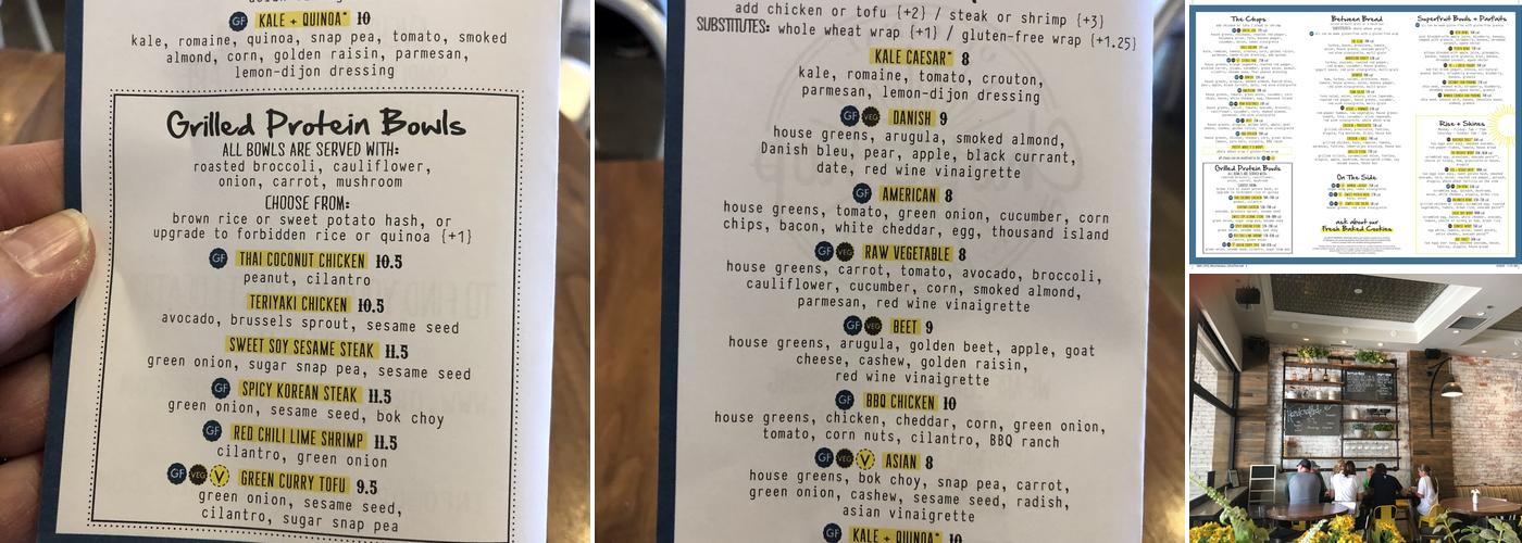 Original ChopShop Menu