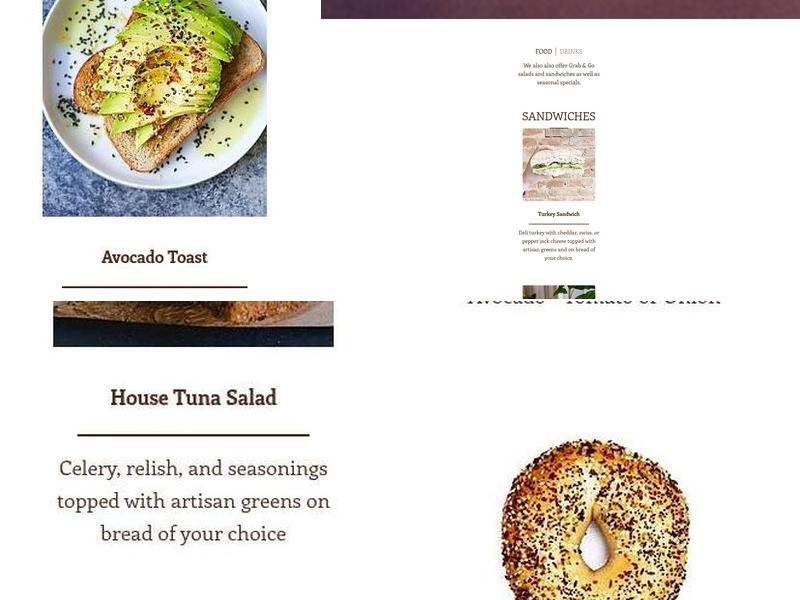 Raven’s Nest Coffee House Menu