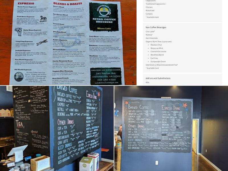 Coffee Hound Menu