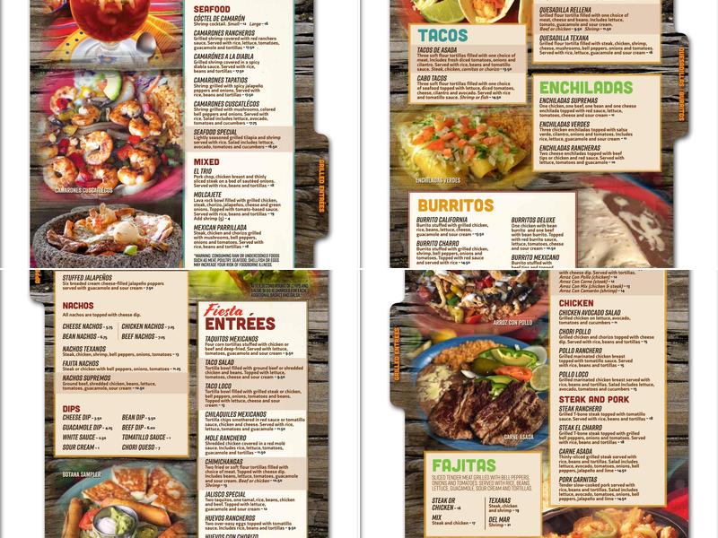 El Charro -South Main Menu