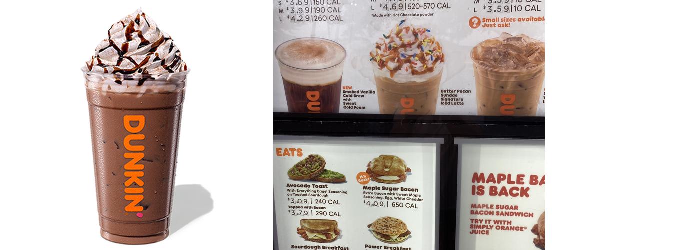 Dunkin' Menu