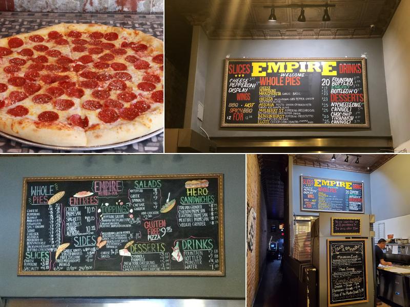 Empire Pizza & Pub Menu