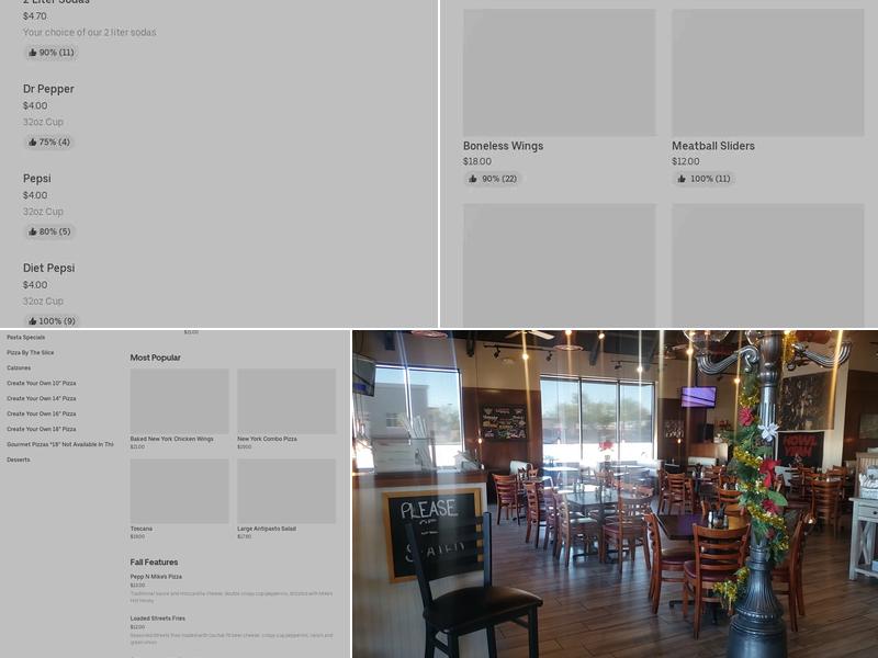 Streets of New York Menu