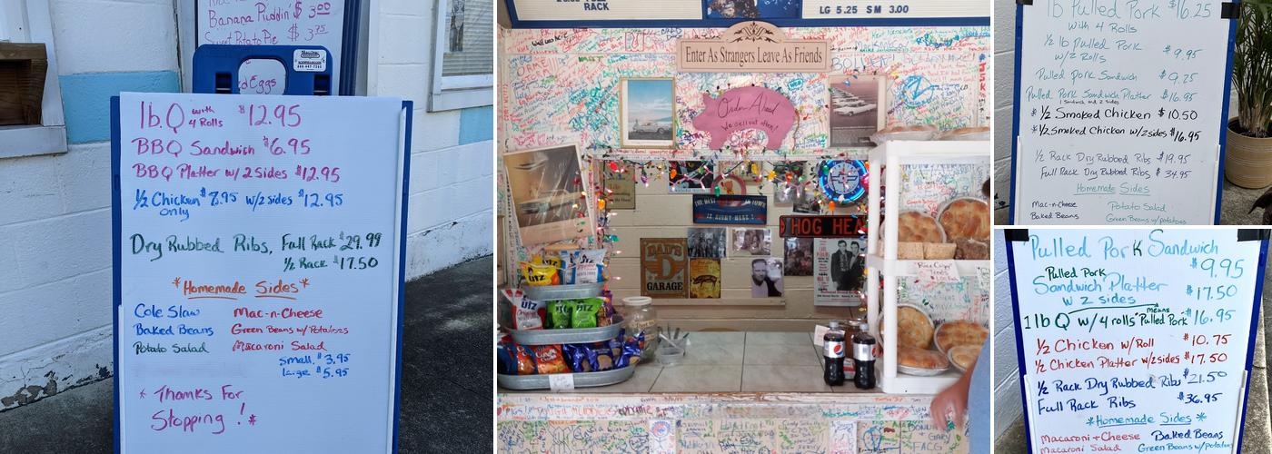 Paulie's Pig Out Menu