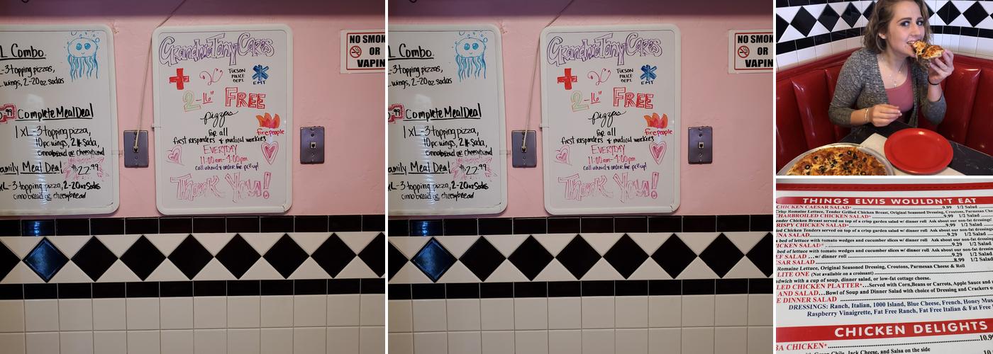 Grandma Tony's Pizza Menu