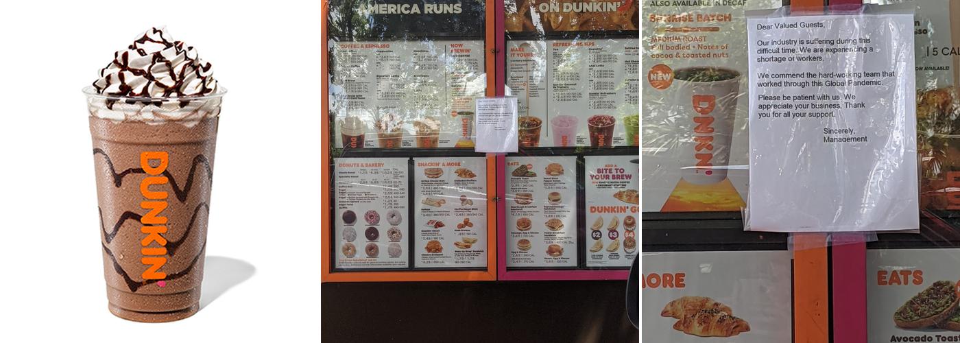 Dunkin' Menu