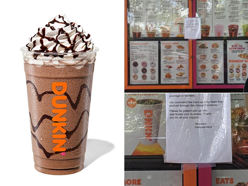 Dunkin' Menu