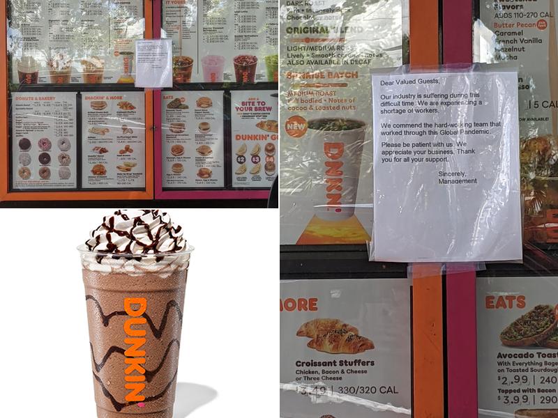 Dunkin' Menu