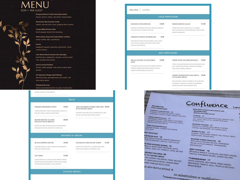 Confluence Menu