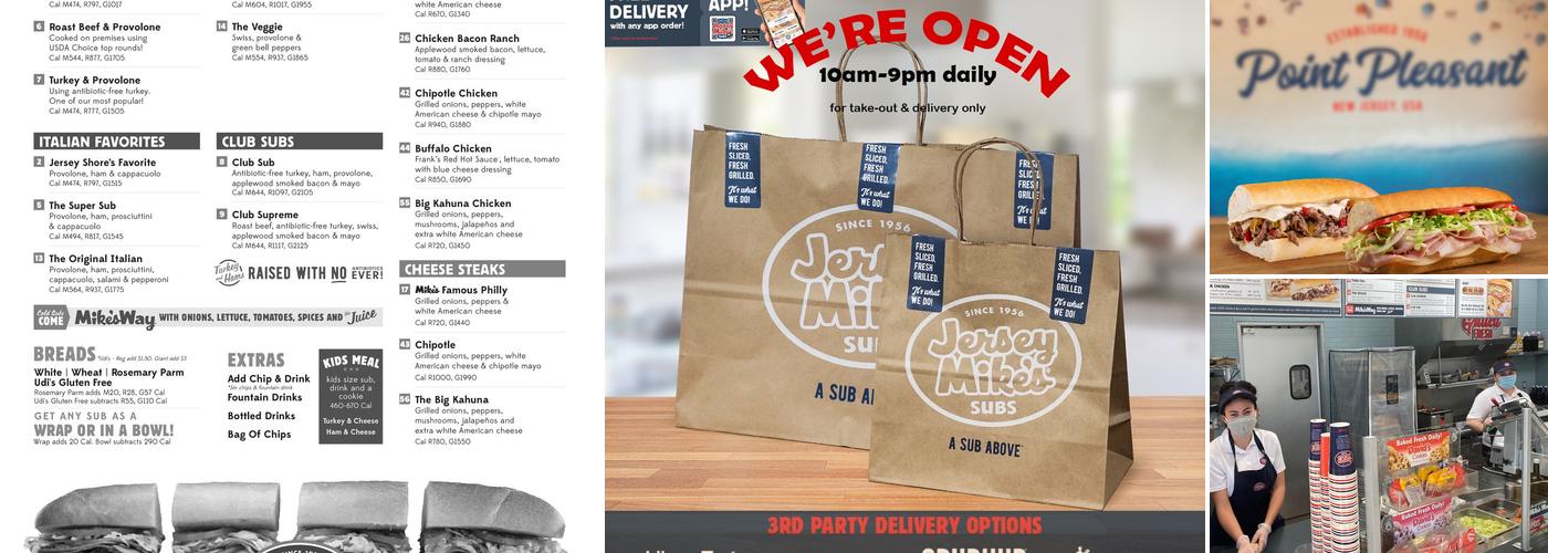 Jersey Mike's Subs Menu