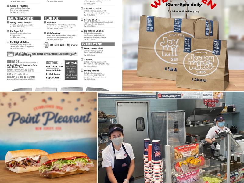 Jersey Mike's Subs Menu