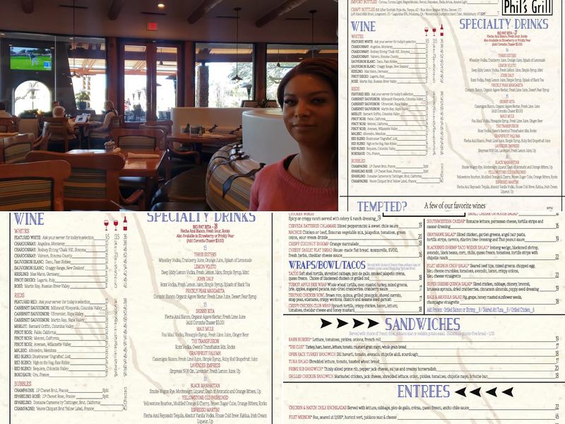 Quill Creek Cafe Menu
