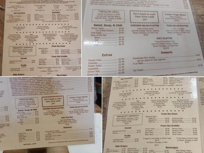 Bread & Butter Cafe Menu
