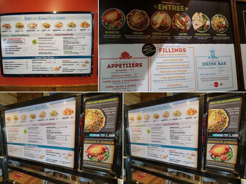 Cafe Rio Fresh Modern Mexican Menu