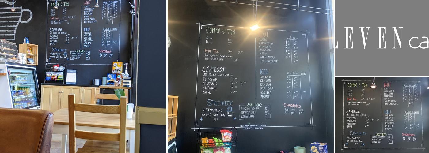 Eleven Cafē Menu