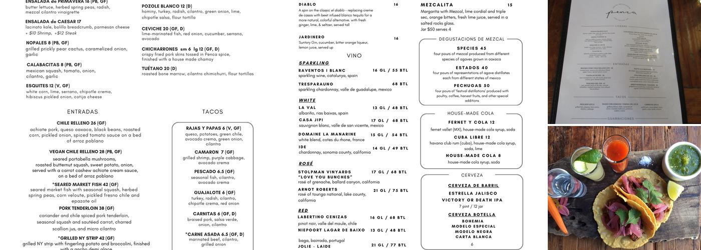 Penca Menu