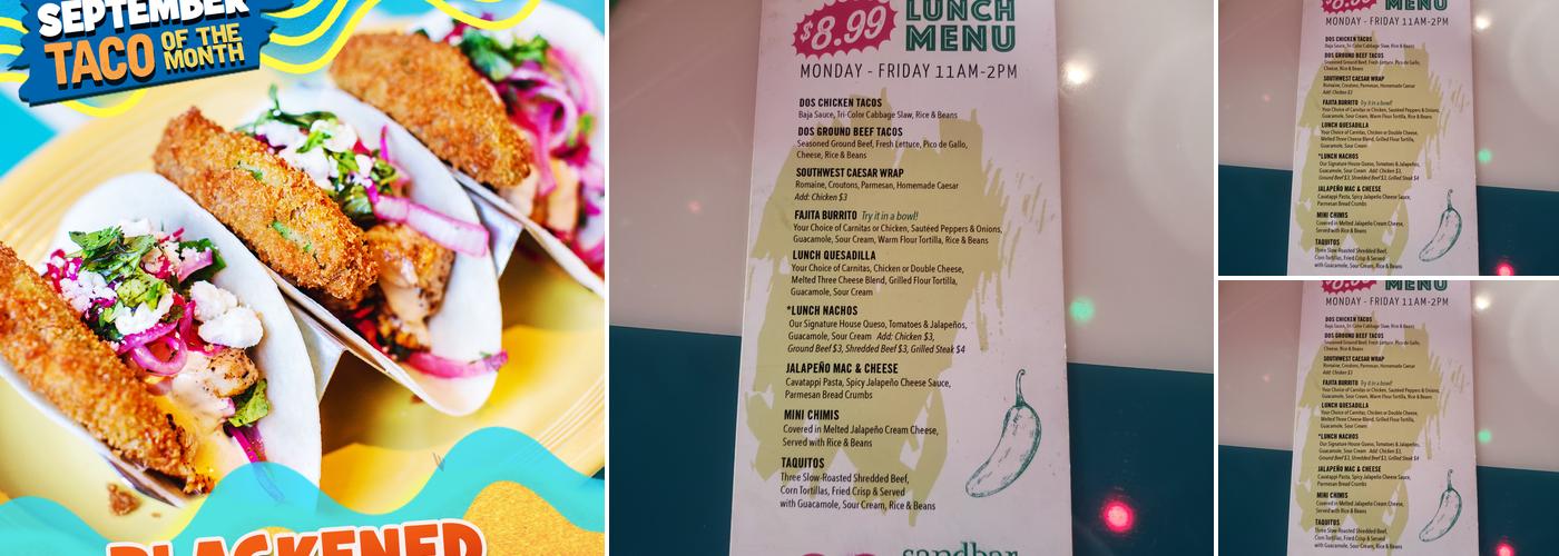 Sandbar Mexican Grill - Desert Ridge Menu