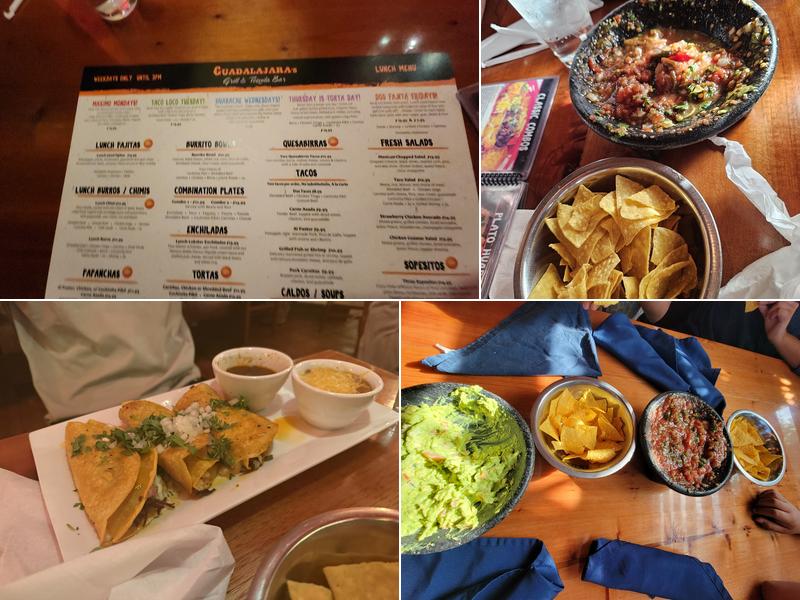 Guadalajara Mexican Grill Menu