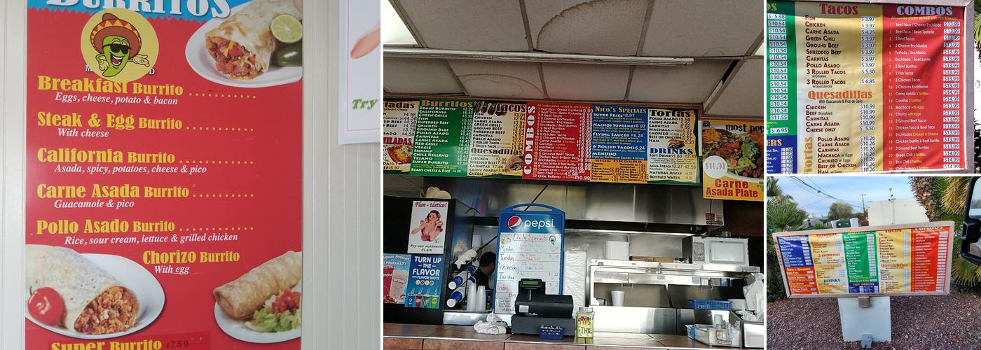Nico's Menu