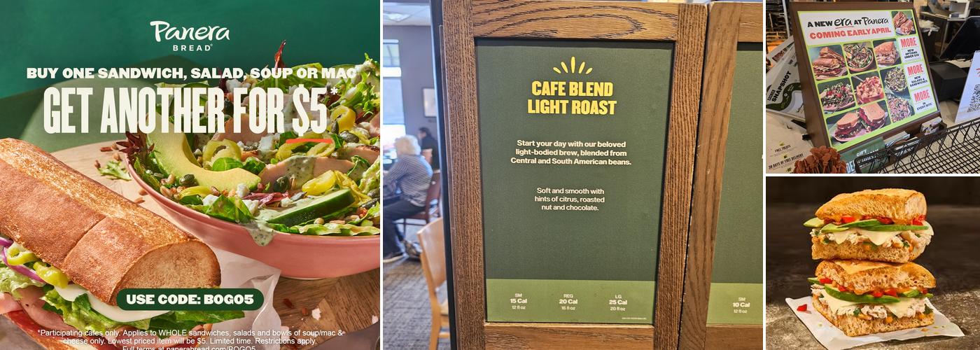 Panera Bread Menu