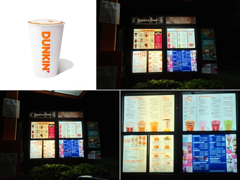 Dunkin' Menu