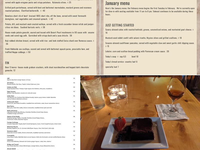 Feast Menu