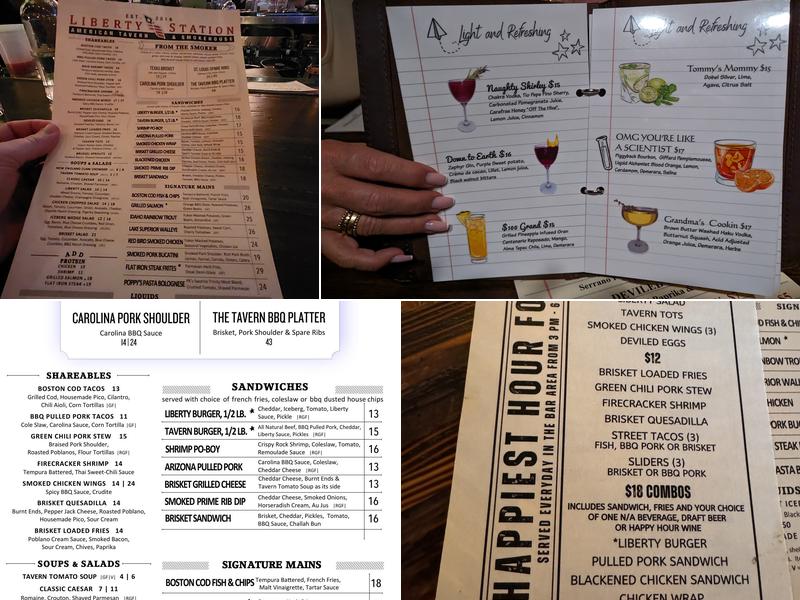 Liberty Station Menu