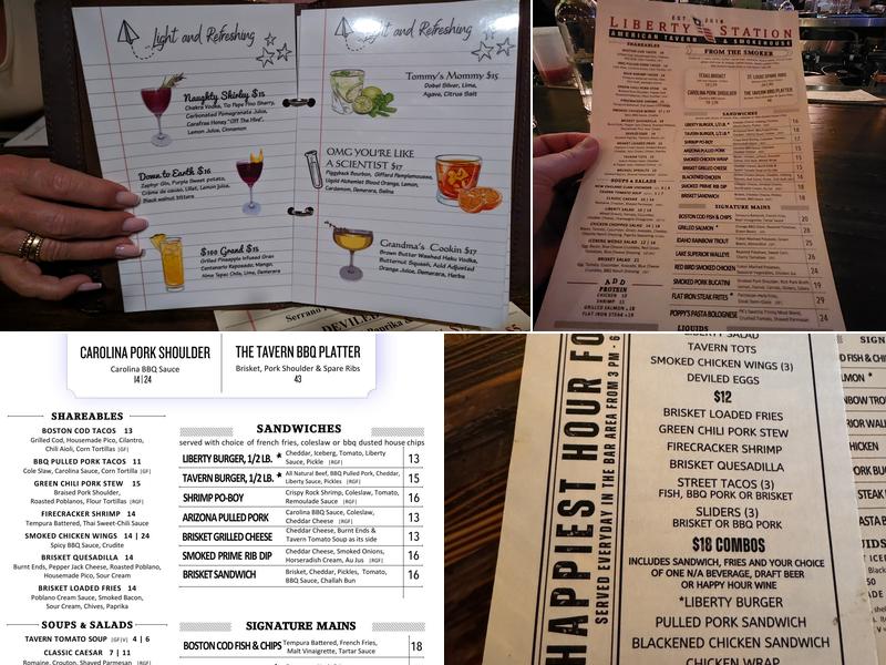 Liberty Station Menu