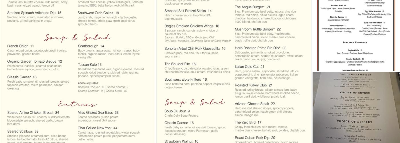 The Grill Kitchen and Bar Menu