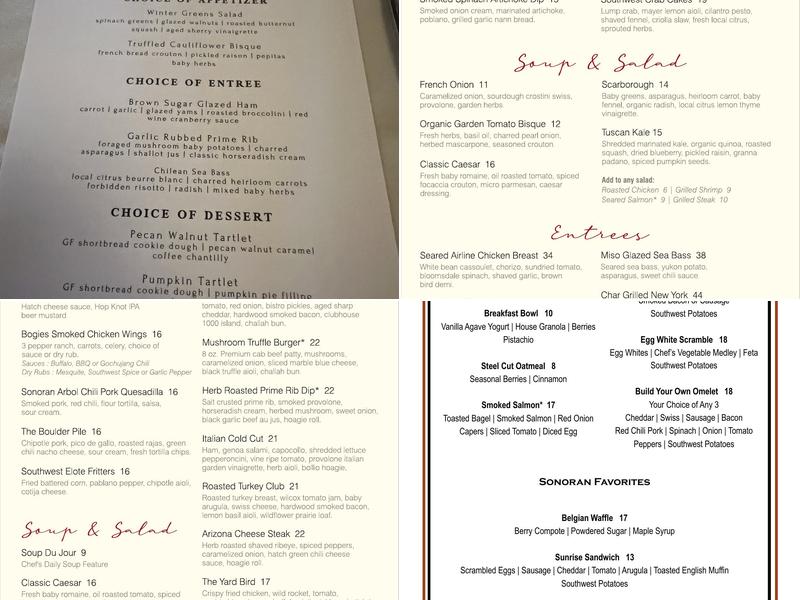 The Grill Kitchen and Bar Menu