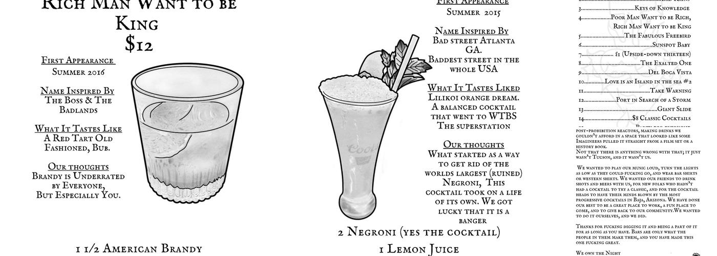 Reilly Craft Pizza and Drink Menu