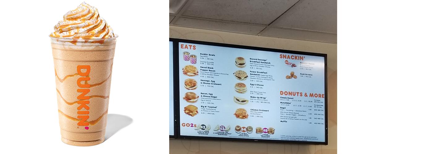 Dunkin' Menu