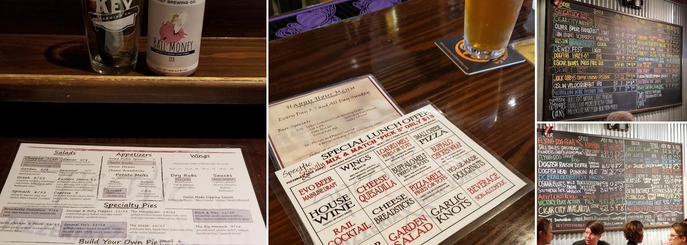 Specific Gravity Pizzeria & Beer Joint Menu