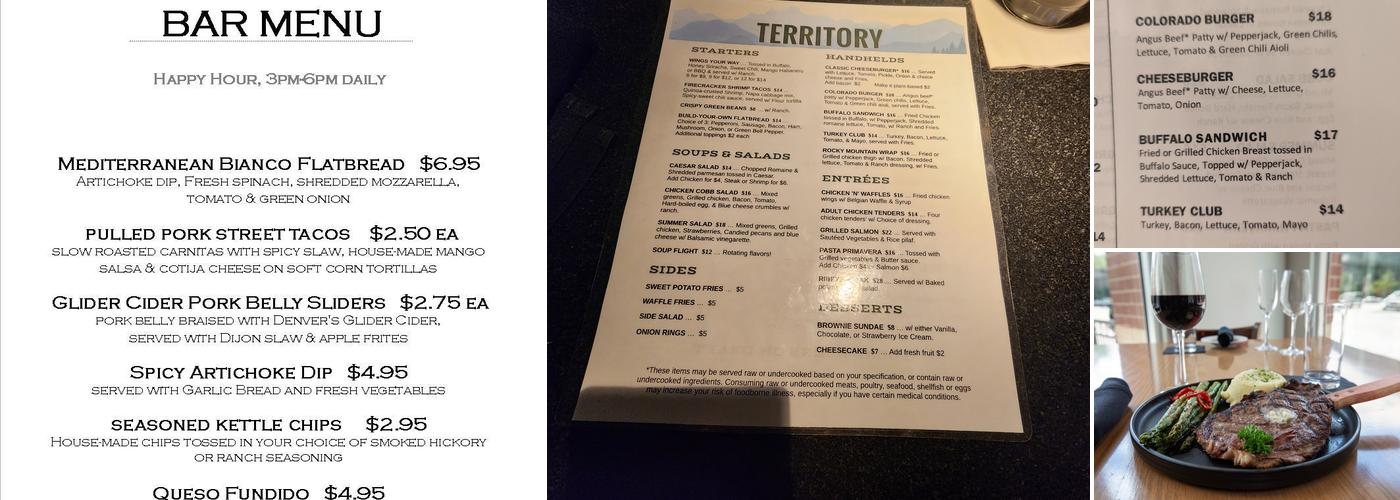 Territory Kitchen + Bar Menu
