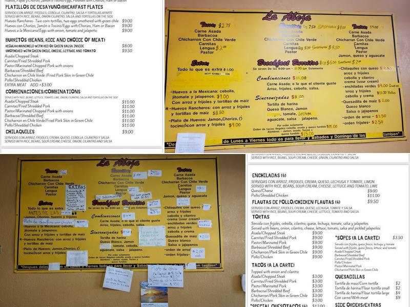 La Abeja Restaurant Menu