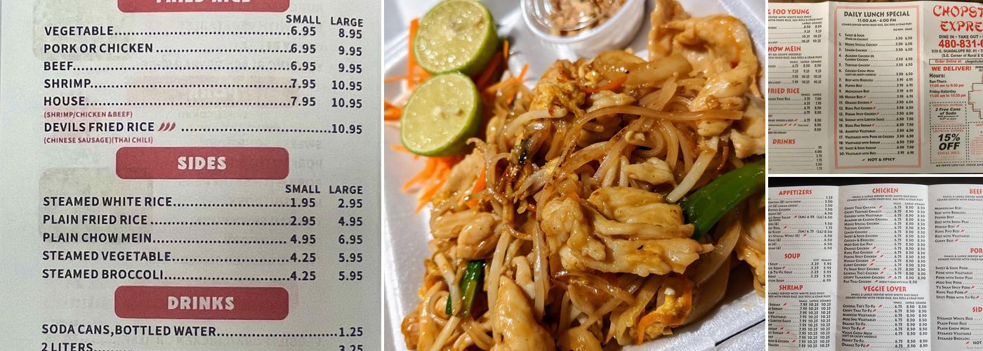 Chopstick Express Menu