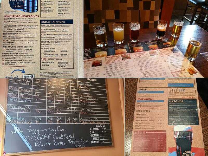 Rock Bottom Restaurant & Brewery Menu